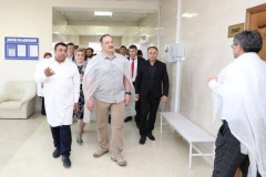 Глава РД Сергей Меликов и министр здравоохранения сегодня открыли новую больницу в Доргели
